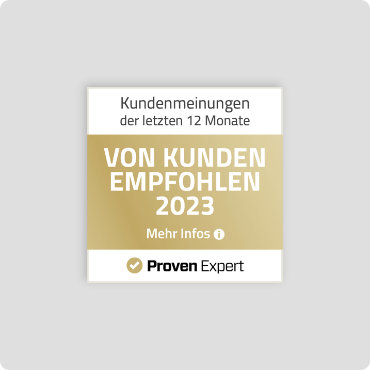 Proven Expert Badge Lektorat